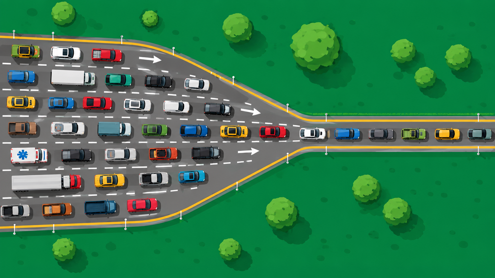 AI writes faster than we can think: traffic converging into a single lane