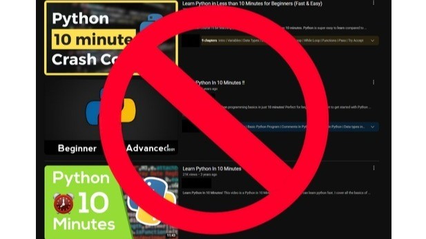 Do not try to learn anything in 10 minutes